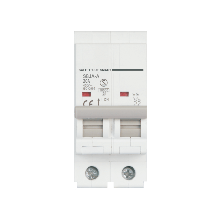 เซอร์กิตเบรกเกอร์ 20 แอมป์ 2 โพล 10KA เซฟ-ที-คัท สมาร์ท รุ่น US สีขาว_0